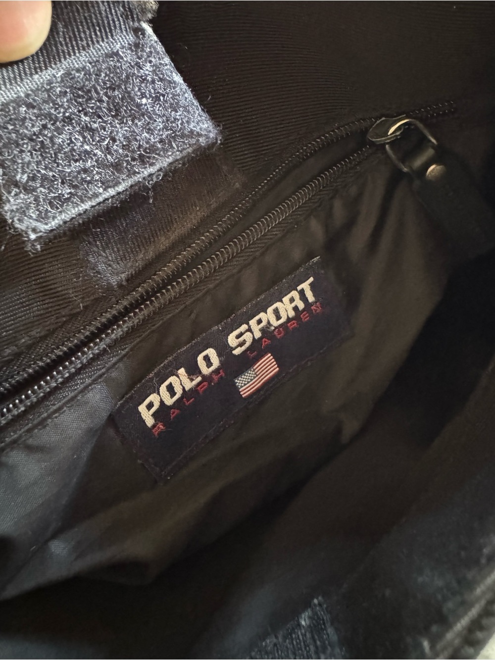 Polo by Ralph Lauren Black Polo Sport Shoulder Bag - Picture 7 of 7